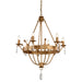 Elstead - WINDSOR6 Windsor 6 Light Chandelier - Gold Patina - Elstead - Sparks Warehouse