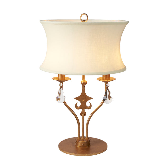 Elstead - WINDSOR/TL Windsor 2 Lighgt Table Lamp - Gold Patina - Elstead - Sparks Warehouse