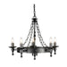 Elstead - WR5 GRAPHITE Warwick 5 Light Chandelier - Elstead - Sparks Warehouse