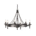 Elstead - WR6 GRAPHITE Warwick 6 Light Chandelier - Elstead - Sparks Warehouse