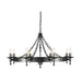 Elstead - WR8 GRAPHITE Warwick 8 Light Chandelier - Elstead - Sparks Warehouse